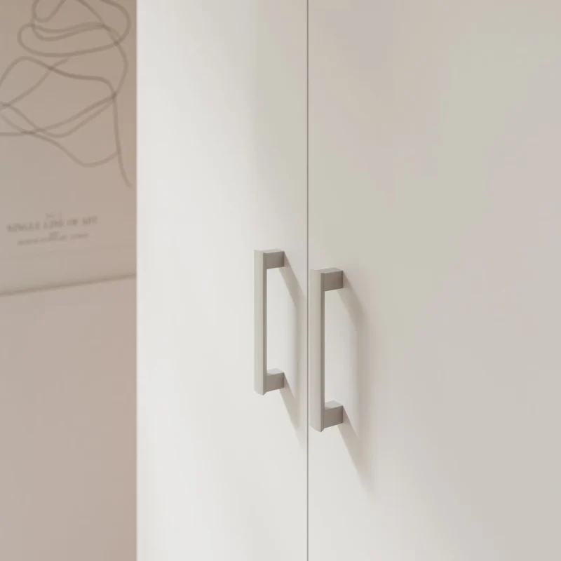 Armadio 4 ante 1 cassetto colore bianco 177.5x54x210.5H Arcadia