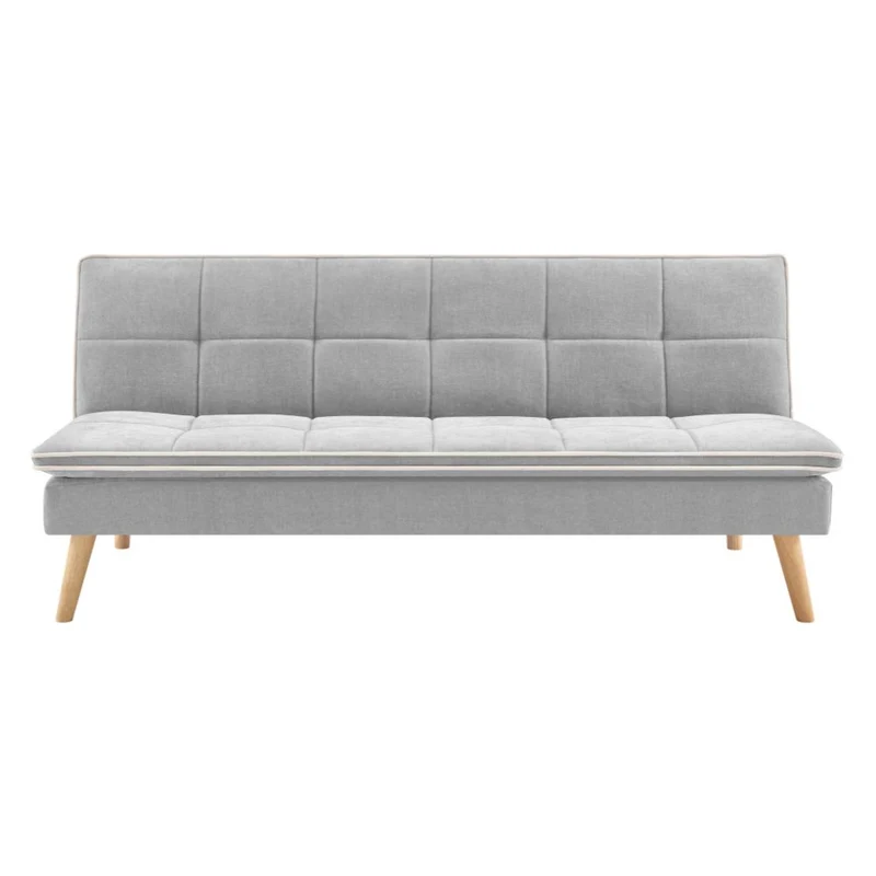 Divano letto 3 posti colore grigio 182x88x80H Lunaria