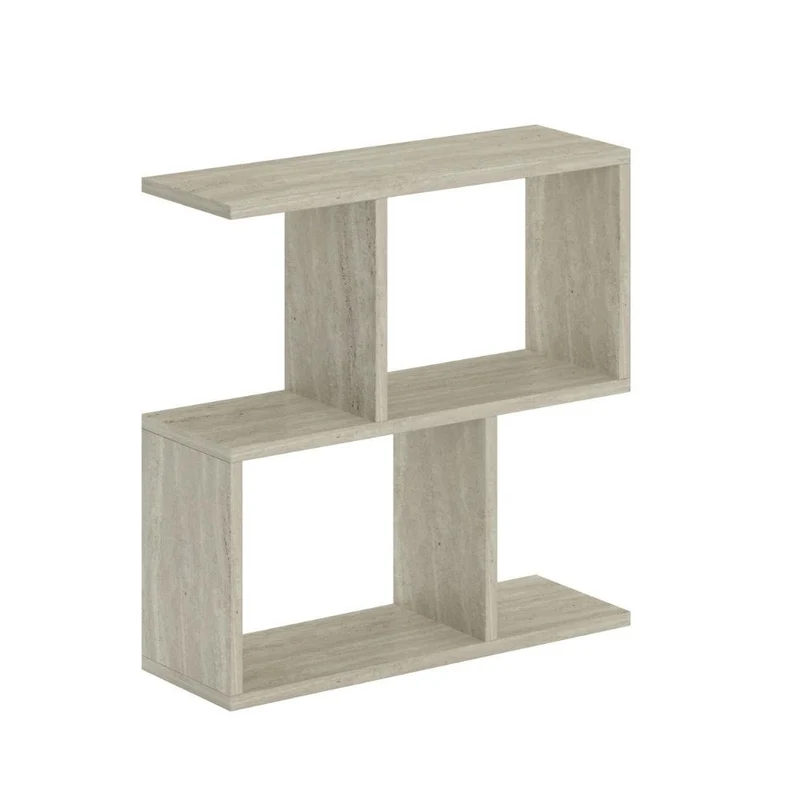 Tavolino da salotto colore travertino beige 60x19,5x60H Homemania