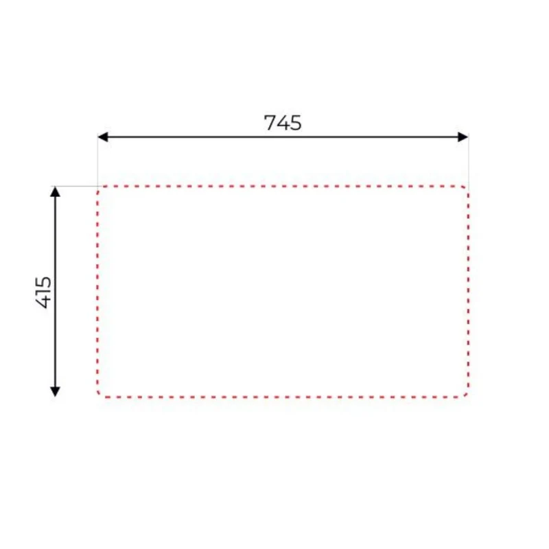 Lavello incasso cucina acciaio 76x43.5 una vasca e gocciolatoio destro SA07DX Samet
