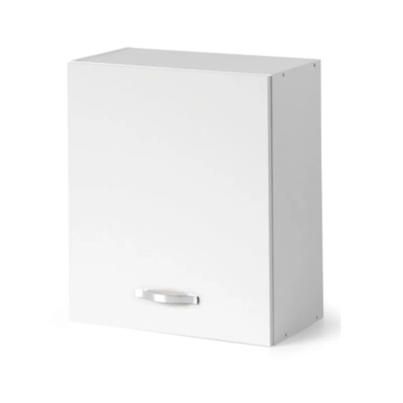 Pensile scolapiatti 60 cm con anta colore bianco frassinato 60x32x72H cm