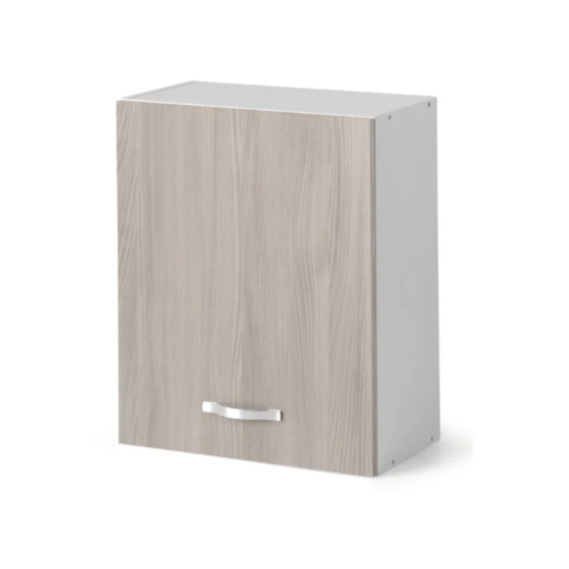 Pensile scolapiatti 60 cm con anta colore olmo 60x32x72H cm