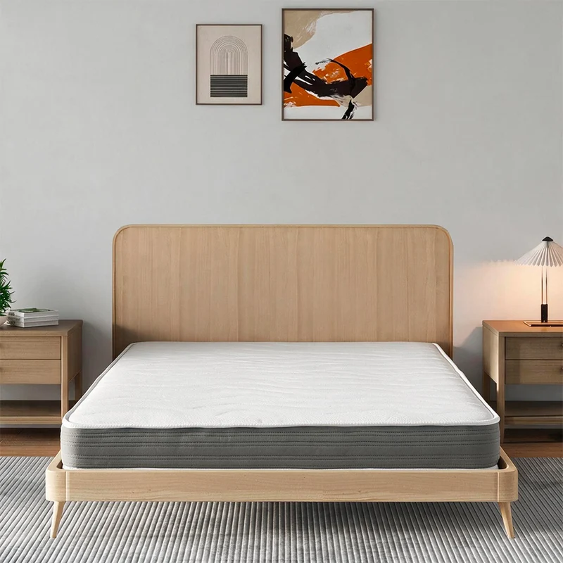 Materasso francese in tessuto antibatterico 140x190x18H cm - Silver