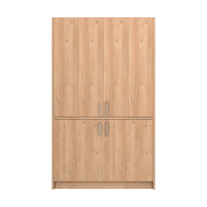 Cucina salvaspazio a scomparsa con elettrodomestici colore rovere 125x62x208H - Fold Evolution