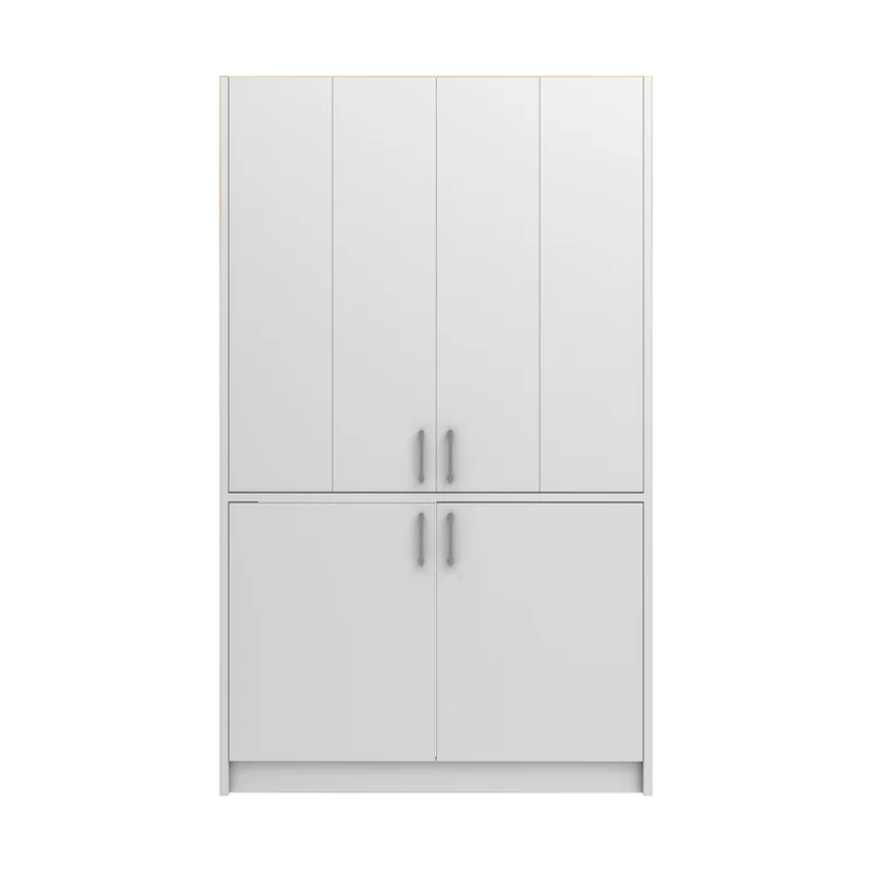 Cucina salvaspazio a scomparsa con elettrodomestici colore bianco 125x62x208H - Fold Evolution