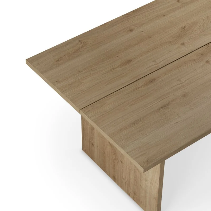 Tavolo rettangolare fisso colore rovere cadiz 200x100 cm - Loana