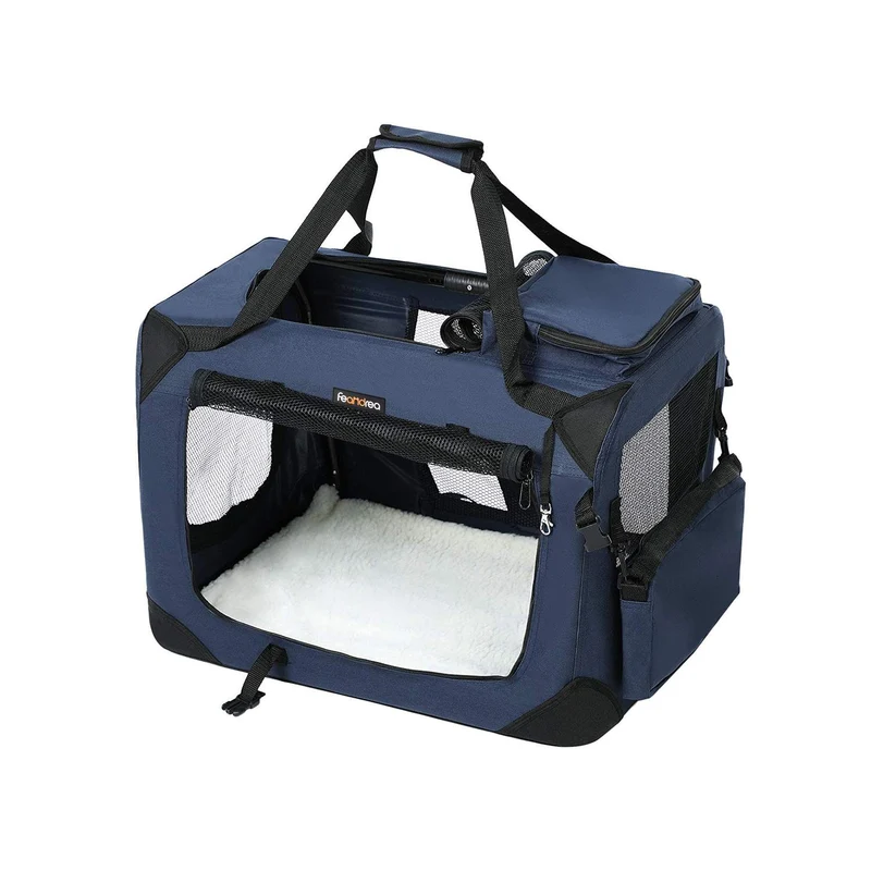 Sac de transport pour chien animal domestique taille l bleu pdc70z 12_0001256