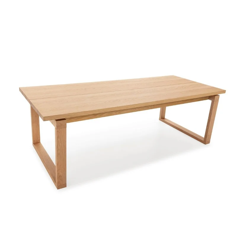 Tavolo fisso rettangolare colore rovere 220x100x76H cm - Matry