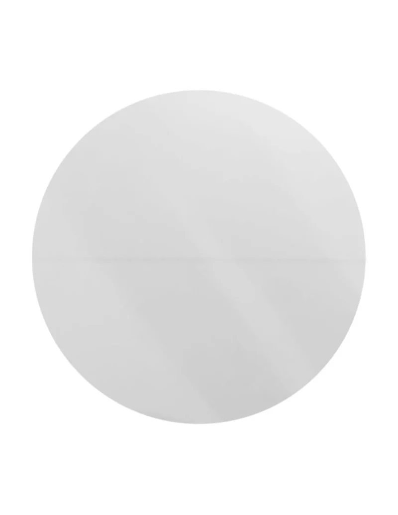 Tavolo rotondo allungabile colore bianco con gambe nere 100x77H cm – Tikit