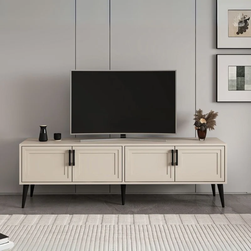 Mobile porta TV con 4 ante colore cashmere 180x45x55H - Styril