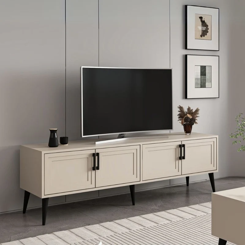 Mobile porta TV con 4 ante colore cashmere 180x45x55H - Styril
