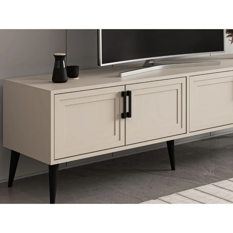Mobile porta TV con 4 ante colore cashmere 180x45x55H - Styril