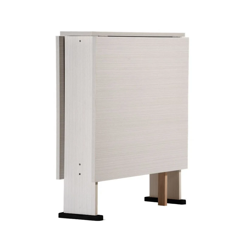 Tavolo pieghevole salvaspazio consolle colore bianco 21x74x78H cm - Misty