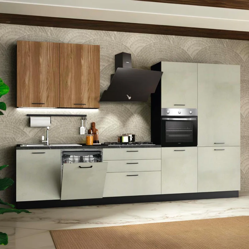 Cucina Completa con elettrodomestici inclusi versione destra 345 cm - Micol