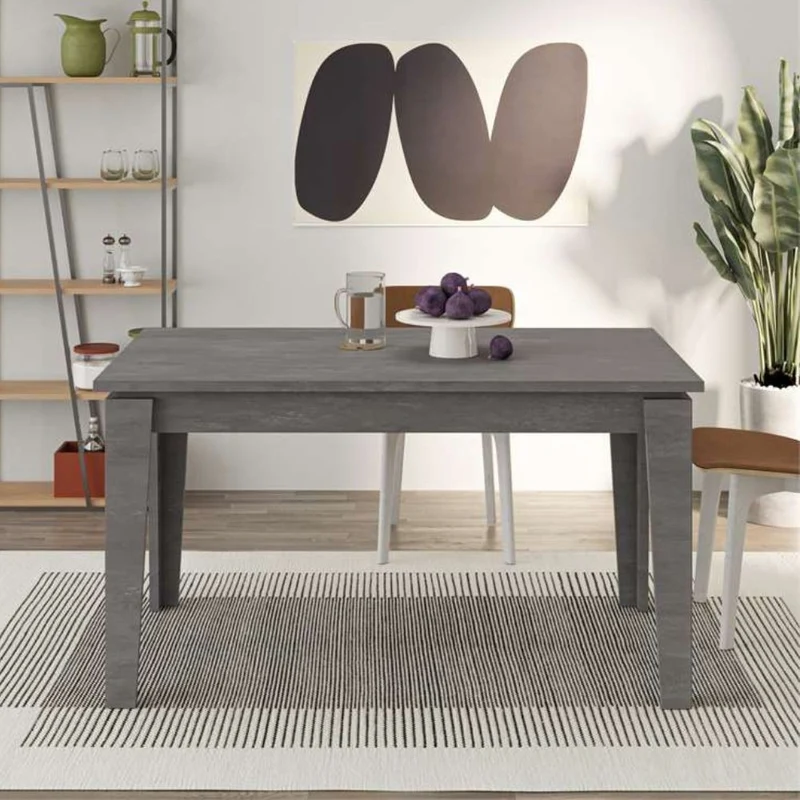 Tavolo moderno allungabile colore retro grey 120x80 cm - Tolomo