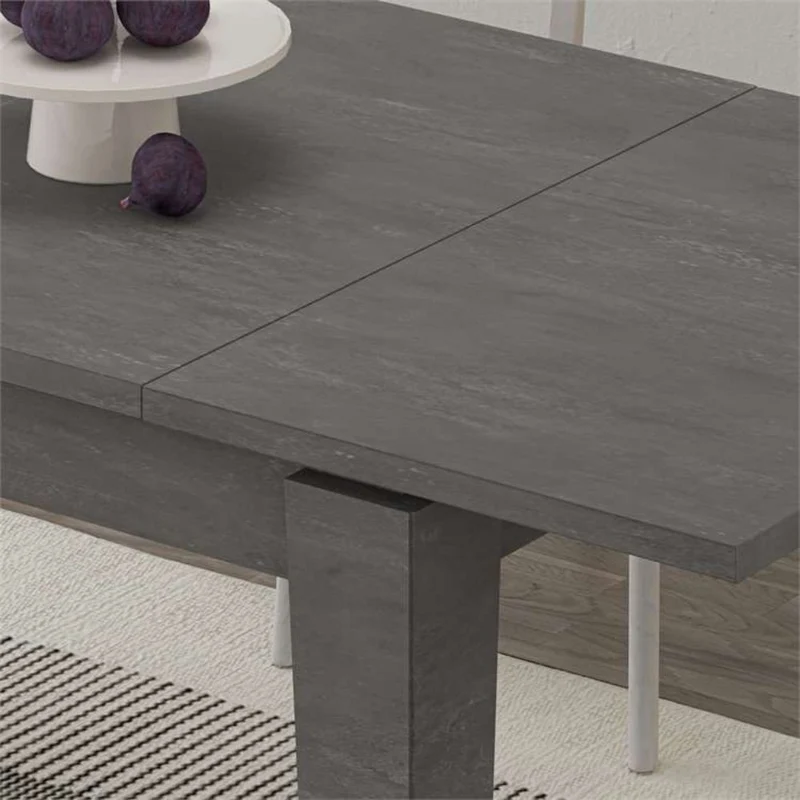 Tavolo moderno allungabile colore retro grey 120x80 cm - Tolomo