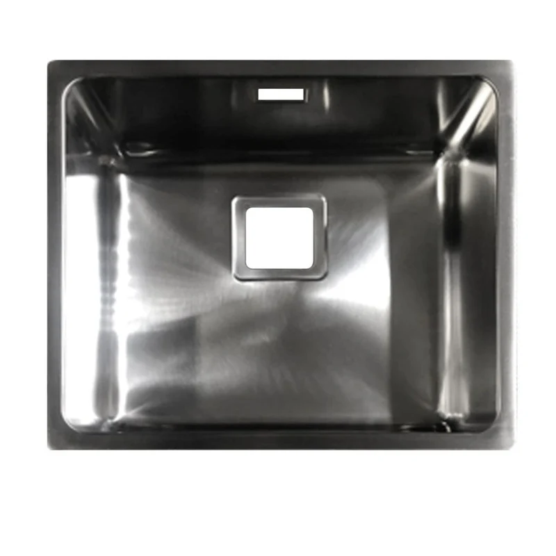 Lavello a incasso monovasca sottotop in acciaio inox 49x40x20H cm