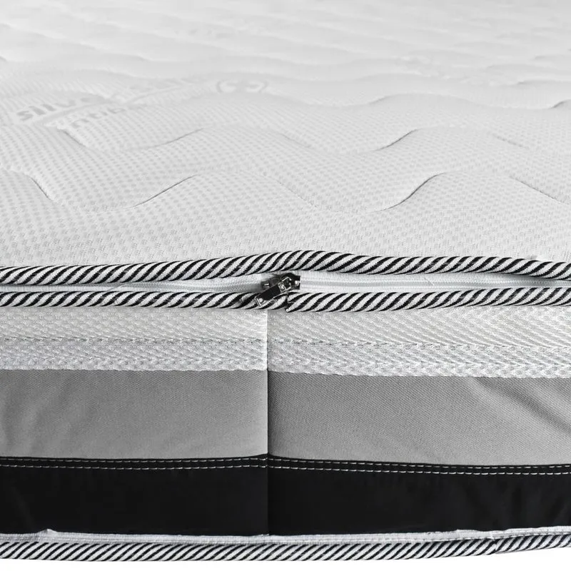 Materasso matrimoniale sfoderabile a molle insacchettate 160x200x25H cm - Pio