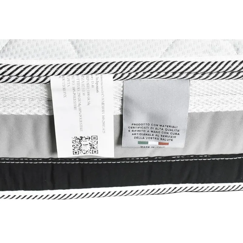 Materasso matrimoniale sfoderabile a molle insacchettate 160x200x25H cm - Pio
