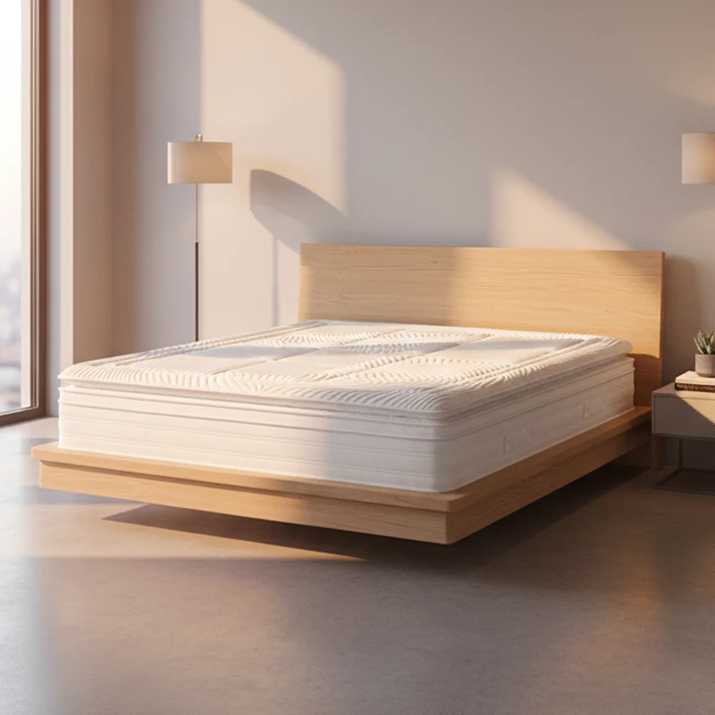 Materasso matrimoniale memory foam doppio strato molle insacchettate 160x190x30H cm - Delia