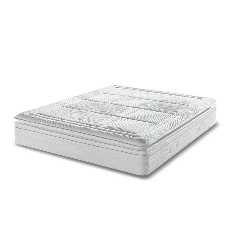 Materasso matrimoniale memory foam doppio strato molle insacchettate 160x190x30H cm - Delia