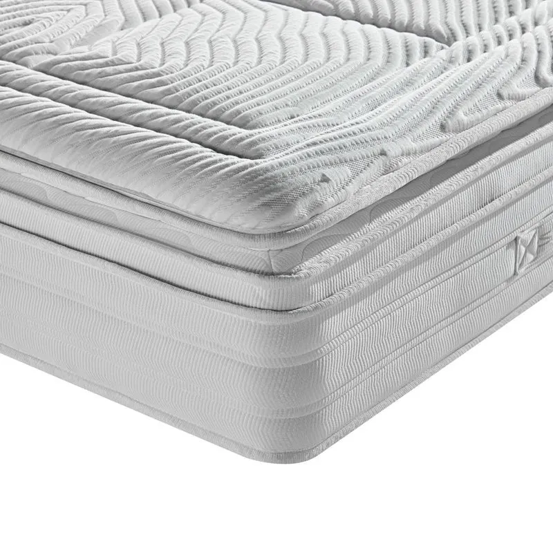 Materasso matrimoniale memory foam doppio strato molle insacchettate 160x190x30H cm - Delia
