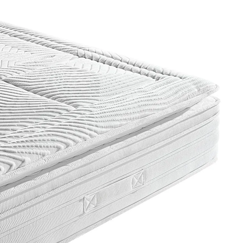 Materasso matrimoniale memory foam doppio strato molle insacchettate 160x190x30H cm - Delia