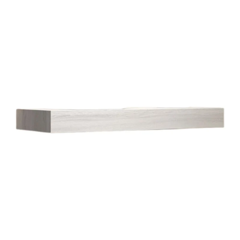 Mensola da bagno per lavabo d'appoggio colore rovere grigio ghiaccio 120x45 cm - Ally