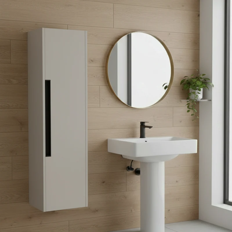 Colonna bagno sospesa colore cashmere 35x30x120H cm - Former