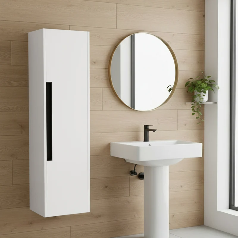 Colonna bagno sospesa colore bianco 35x30x120H cm - Former