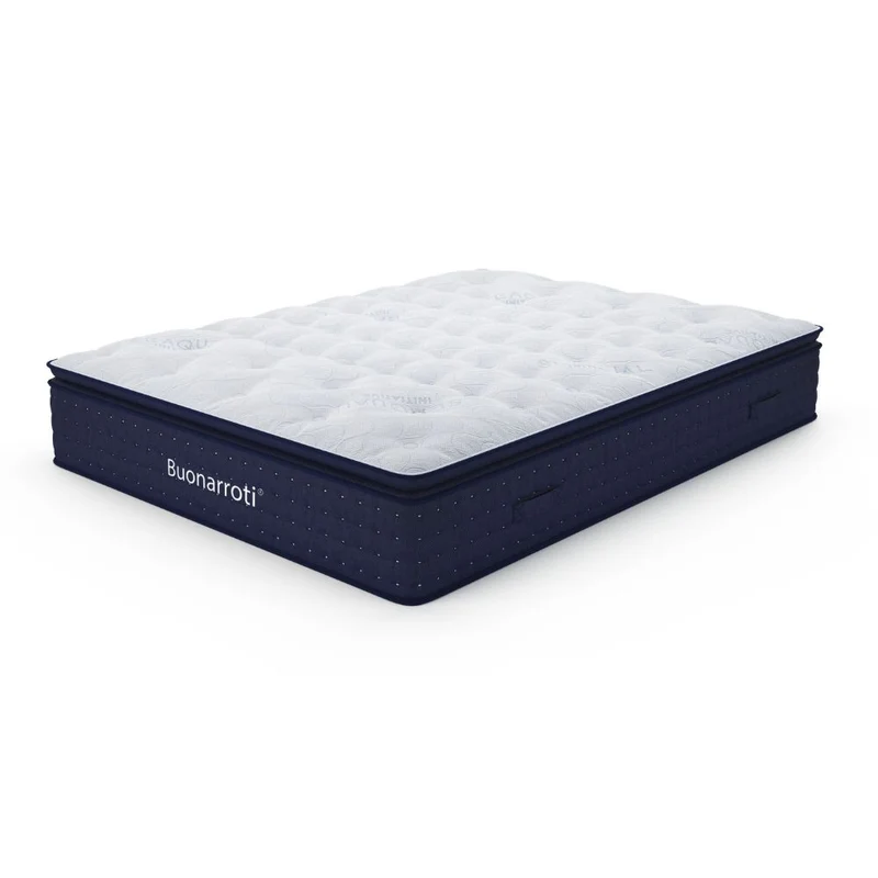 Materasso matrimoniale a molle insacchettate e memory foam 160x190x33H cm - Maripo