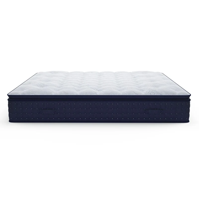 Materasso matrimoniale a molle insacchettate e memory foam 160x190x33H cm - Maripo