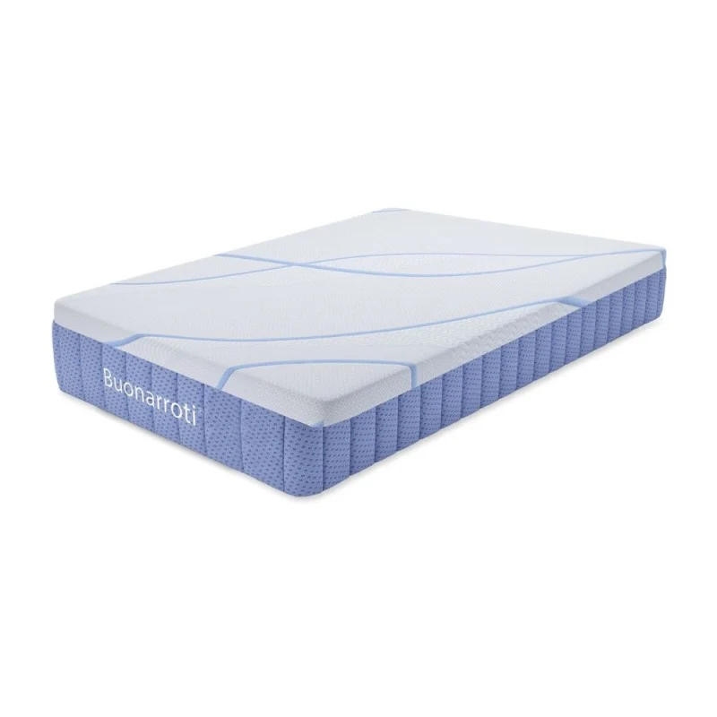 Materasso una piazza e mezza a molle 5 zone con rivestimento antiscivolo 120x190x30H cm - Parem