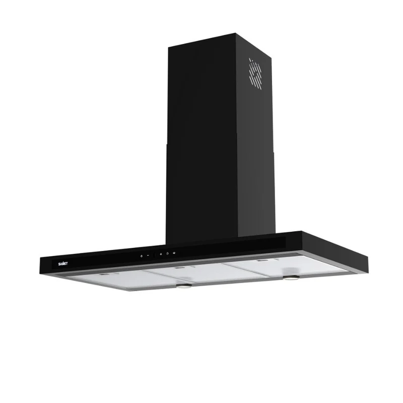 Cappa aspirante da cucina colore nero opaco 85H cm - Samet Tena90