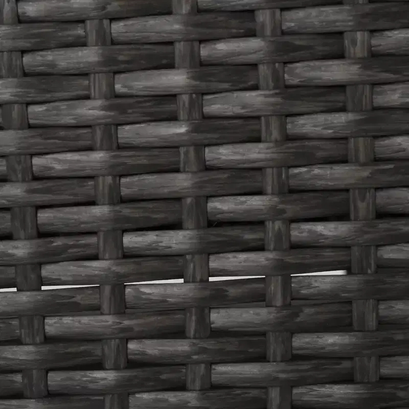 Christopher Knight Home Canapé d'angle d'extérieur 3 pièces en osier Santa Rosa gris/gris clair