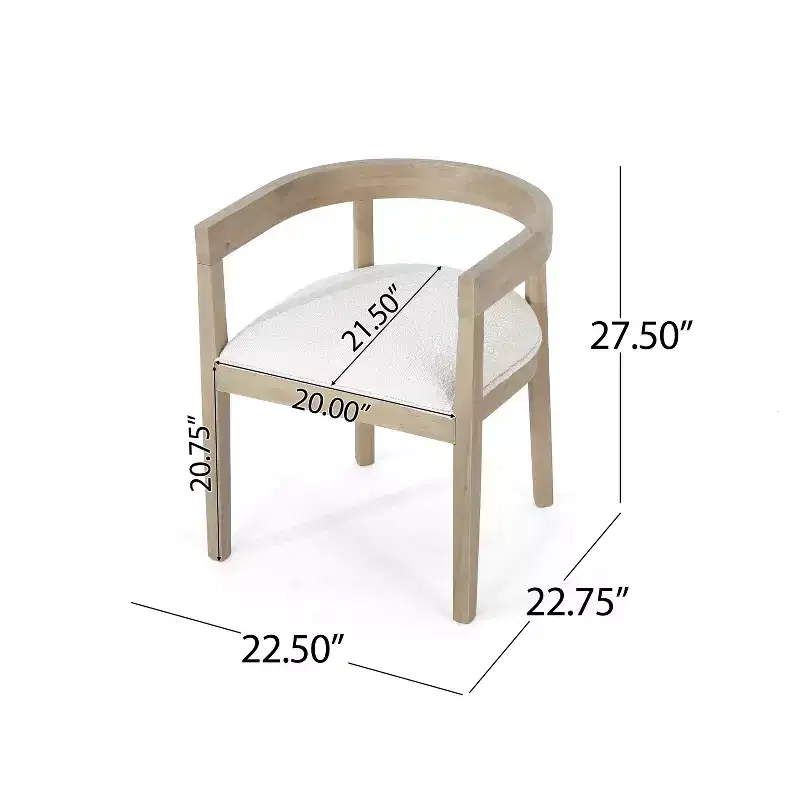 Christopher Knight Home Hudson Ensemble de salle à manger 7 pièces en bois rembourré extensible avec pied de table piédestal