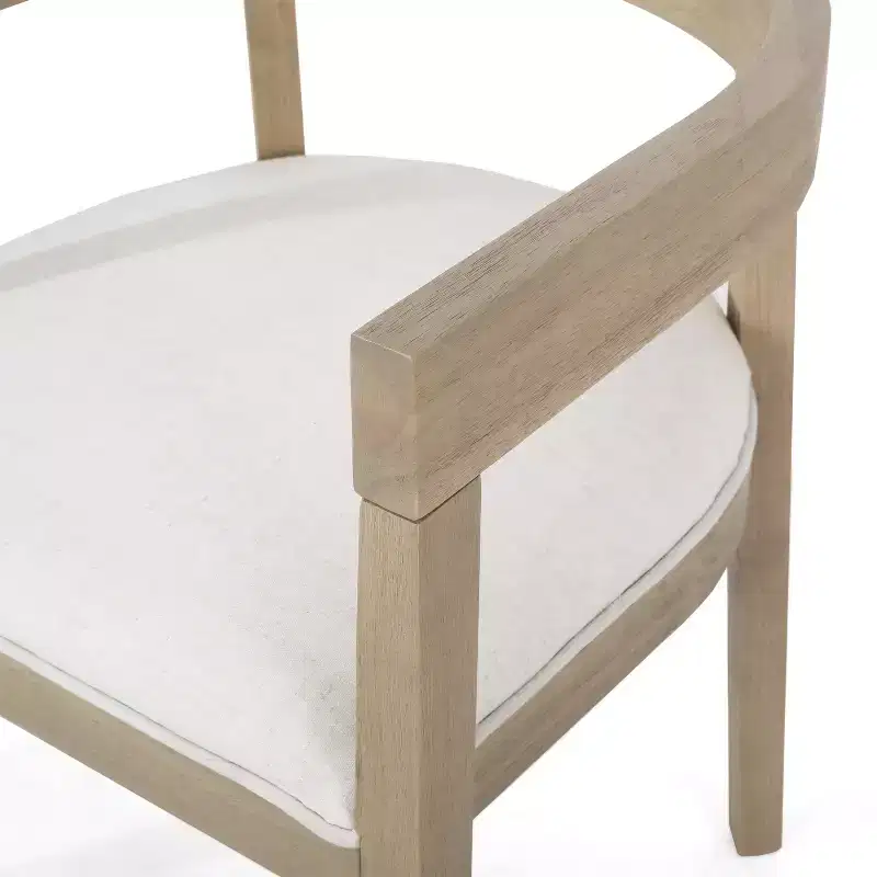 Christopher Knight Home Hudson Ensemble de salle à manger 7 pièces en bois rembourré extensible avec pied de table piédestal