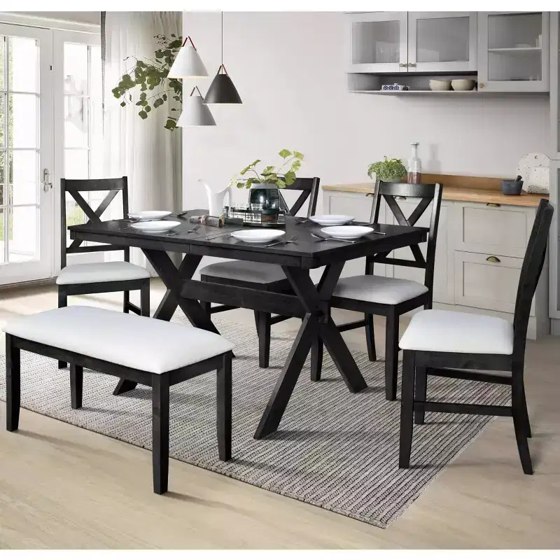 Ensemble de salle à manger Oden 6 pièces Home Design