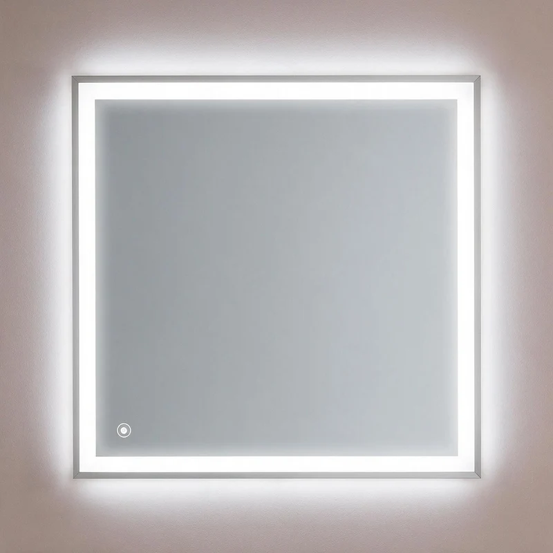 Specchio da bagno con illuminazione LED anti appannamento 120x80 cm - Kabyu