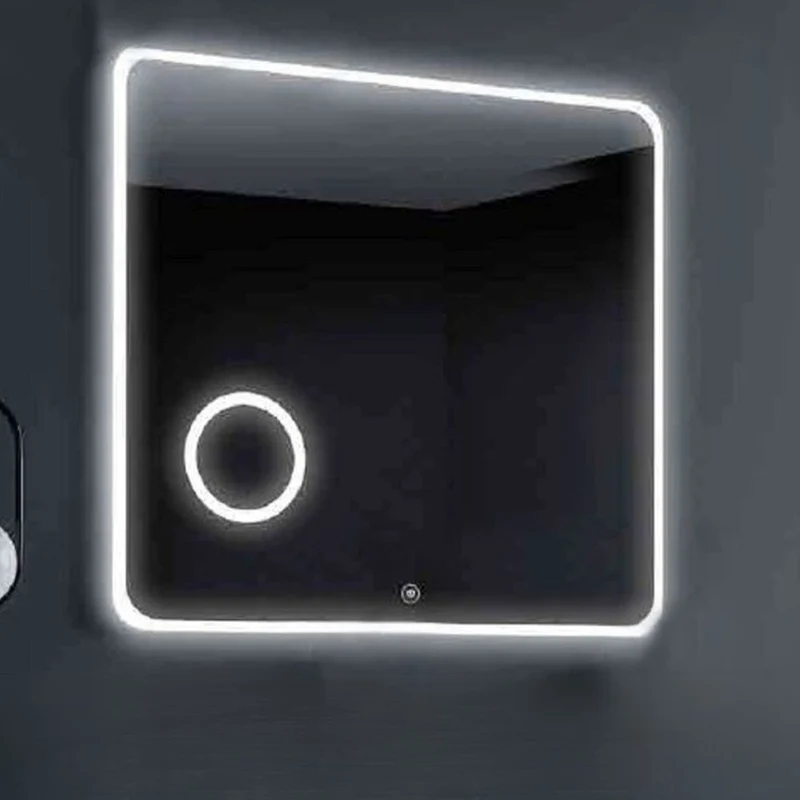 Specchio da bagno con illuminazione LED anti appannamento 80x80 cm - Padyl
