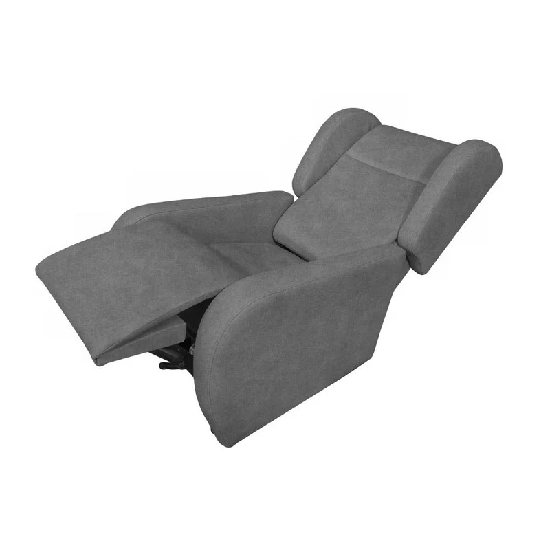 Poltrona alza persona con 2 motori tessuto color grigio - Lift 2