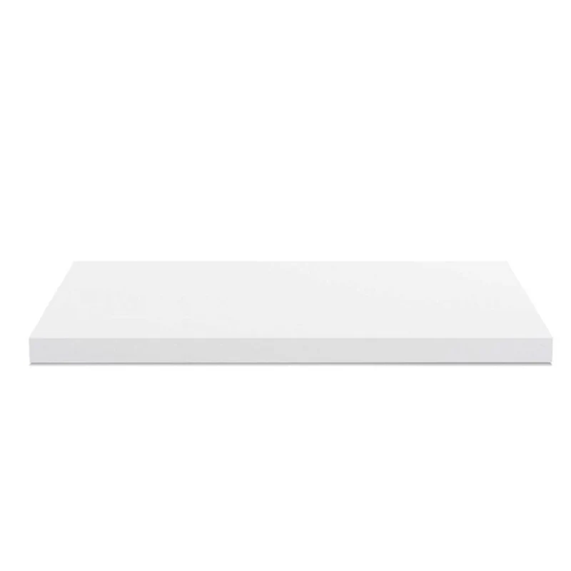 Top cucina con bordo ABS rifinito colore bianco 195x60x4H cm - Keba