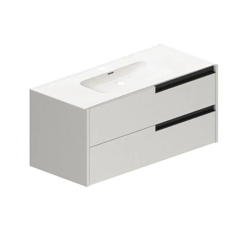 Mobile bagno sospeso con cassetti colore cashmere 100x45x50H - Former