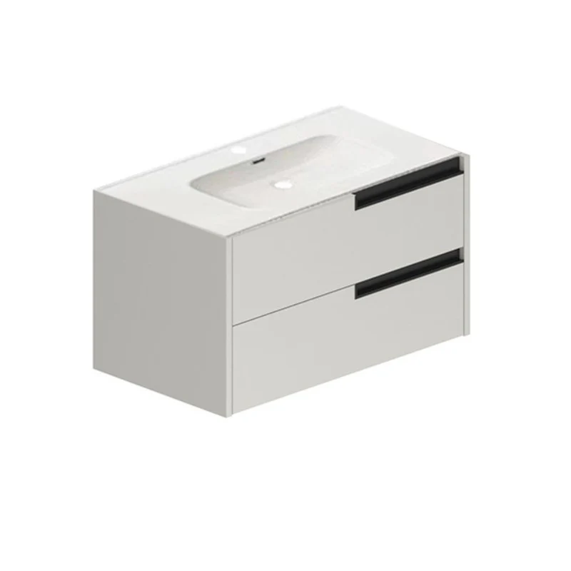 Mobile bagno sospeso con cassetti colore cashmere 80x45x50H - Former