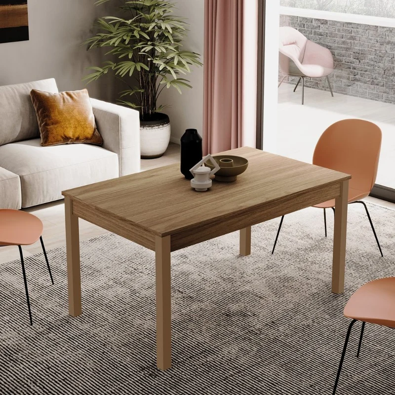 Tavolo allungabile colore noce naturale 120x80 cm - Firenze