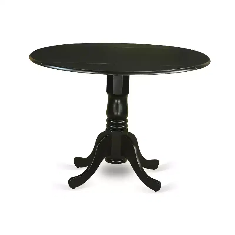 Ensemble dînette rond - Table de cuisine avec 4 chaises - Ensemble de salle à manger moderne