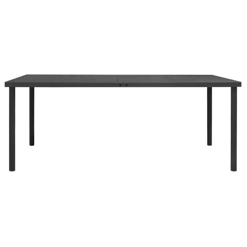 vidaXL Ensemble repas d'extérieur anthracite, noir