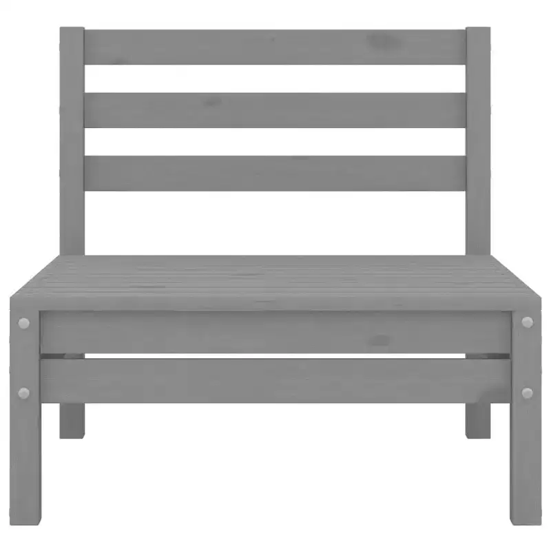 vidaXL Ensemble de jardin modulable en pin massif gris