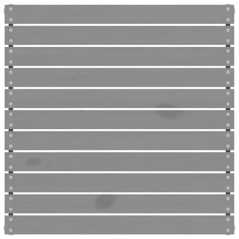 vidaXL Ensemble de jardin modulable en pin massif gris