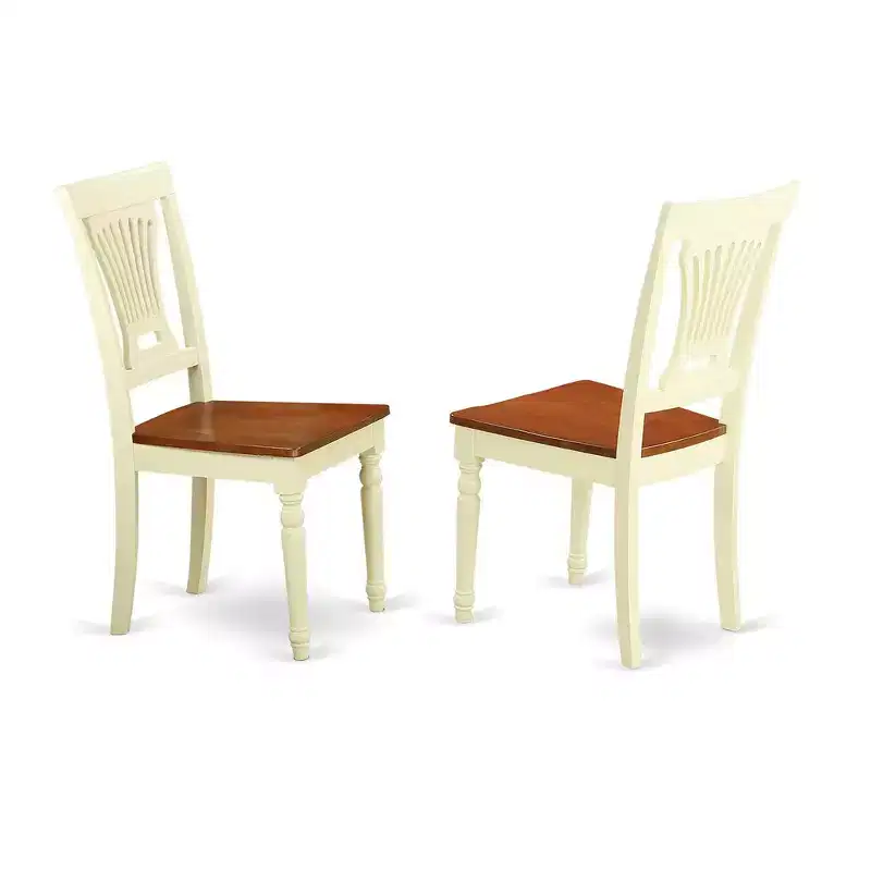HomeStock Coin Cuisine Table Ronde avec 2 Chaises Style Moderne